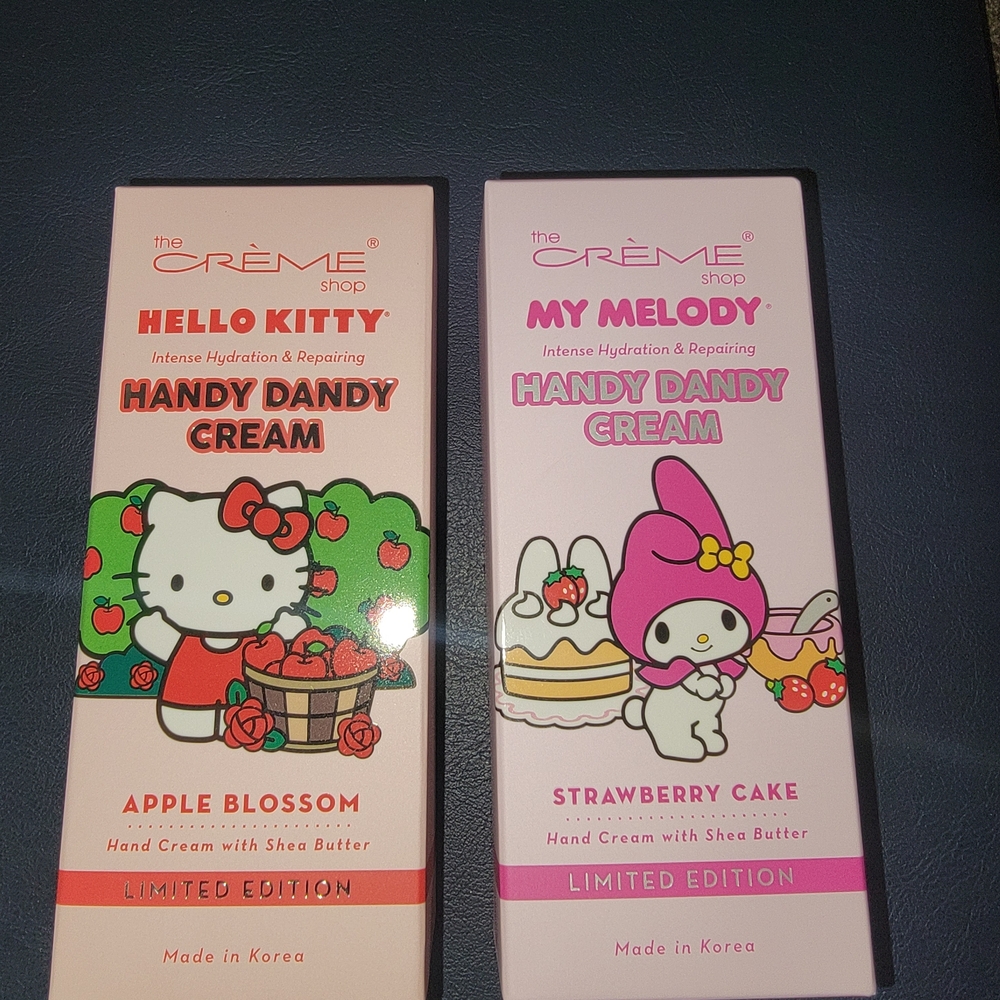 Hello Kitty Handy and MY MELODY Dandy Cream BUNDLE